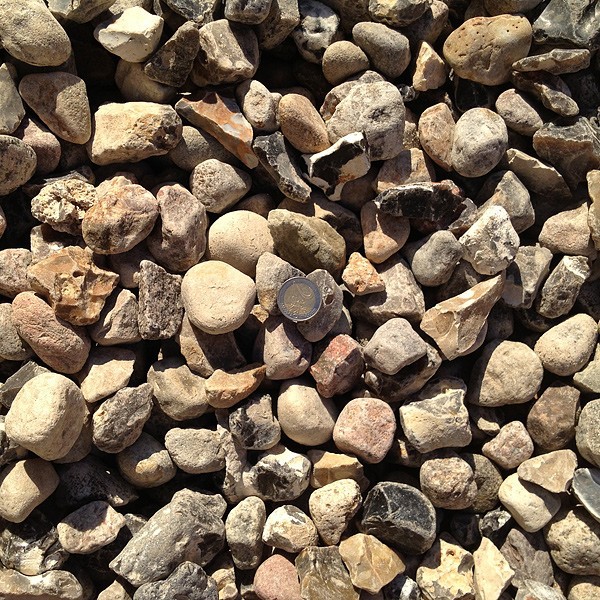 Gewaschener Sand/Kies - Kiesel 32-64 mm